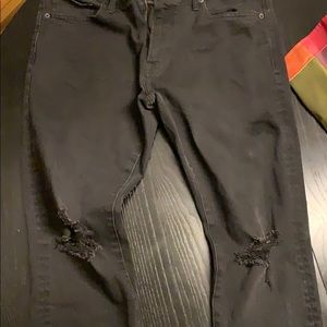 Men’s 34/30 Black Distressed American Eagle Jeans